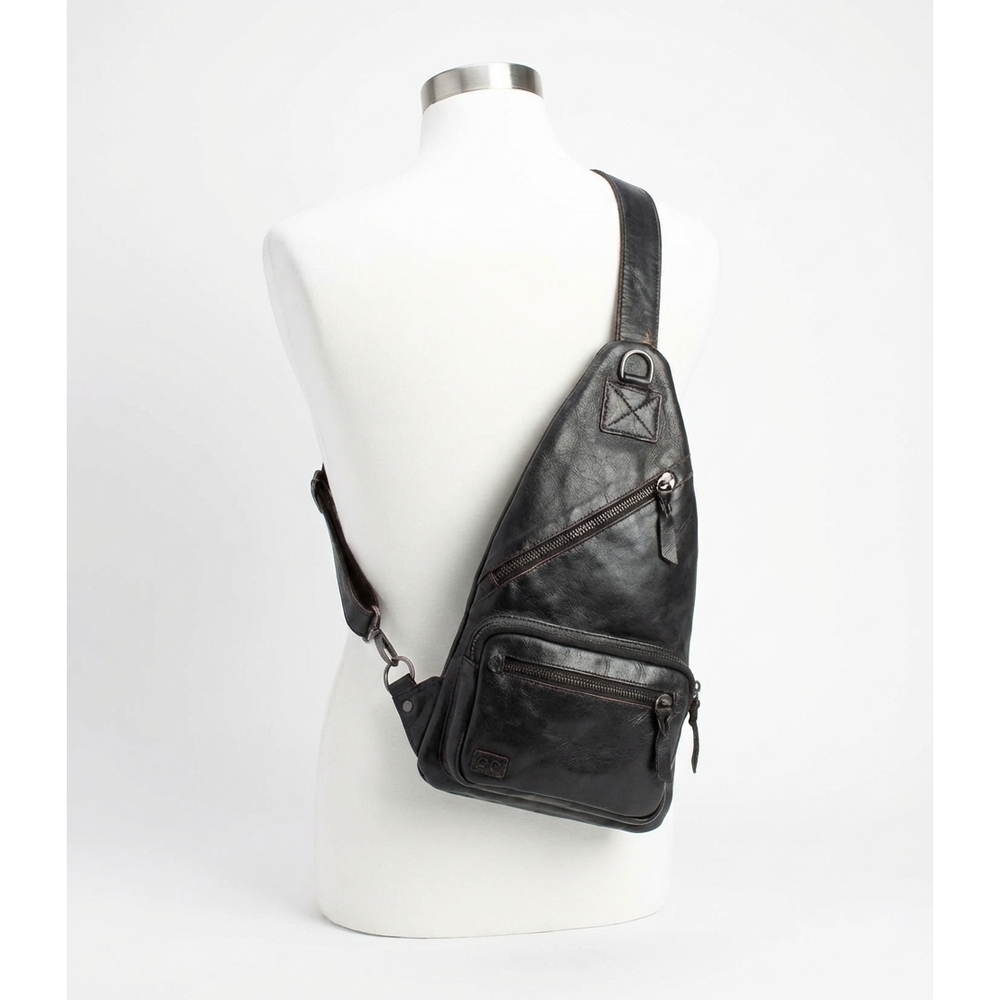 NEW BEDSTU andie sling bag in black rustic